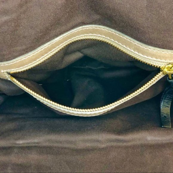 Chloe Vintage Quilted Bay Large Leather Bag in Whiskey Orange - Picture 13 of 15